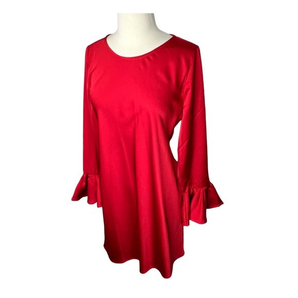 J.Crew Womens $138 Winter Garden Dress Ruby Red Size 6 BN152 - Picture 3 of 8